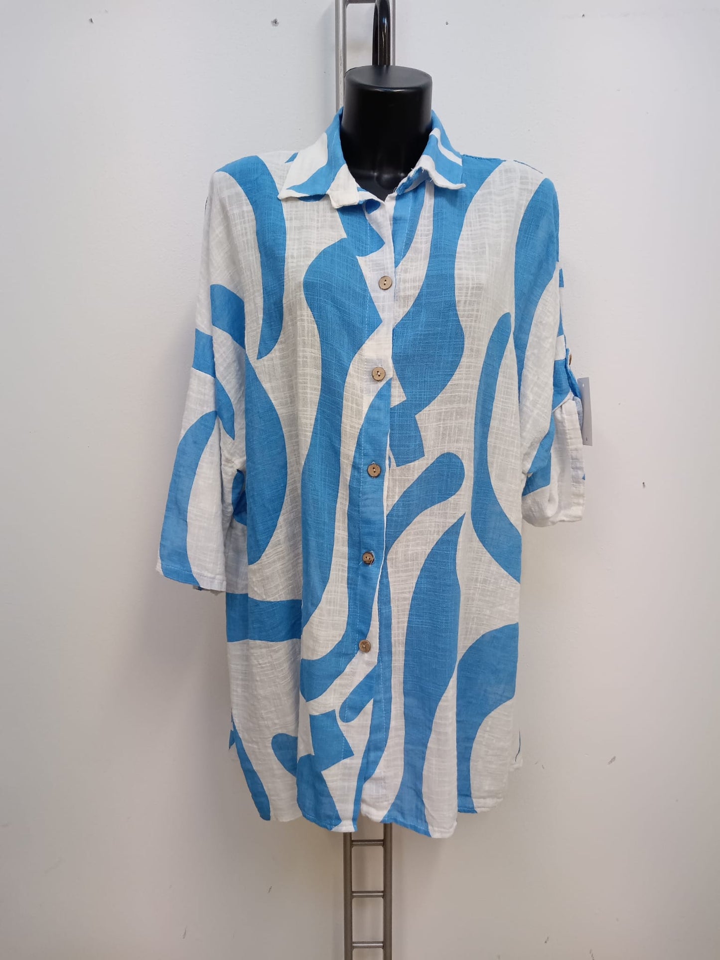 Camicia Cod.Ma084 Tg.56/58 - #taglie_forti#