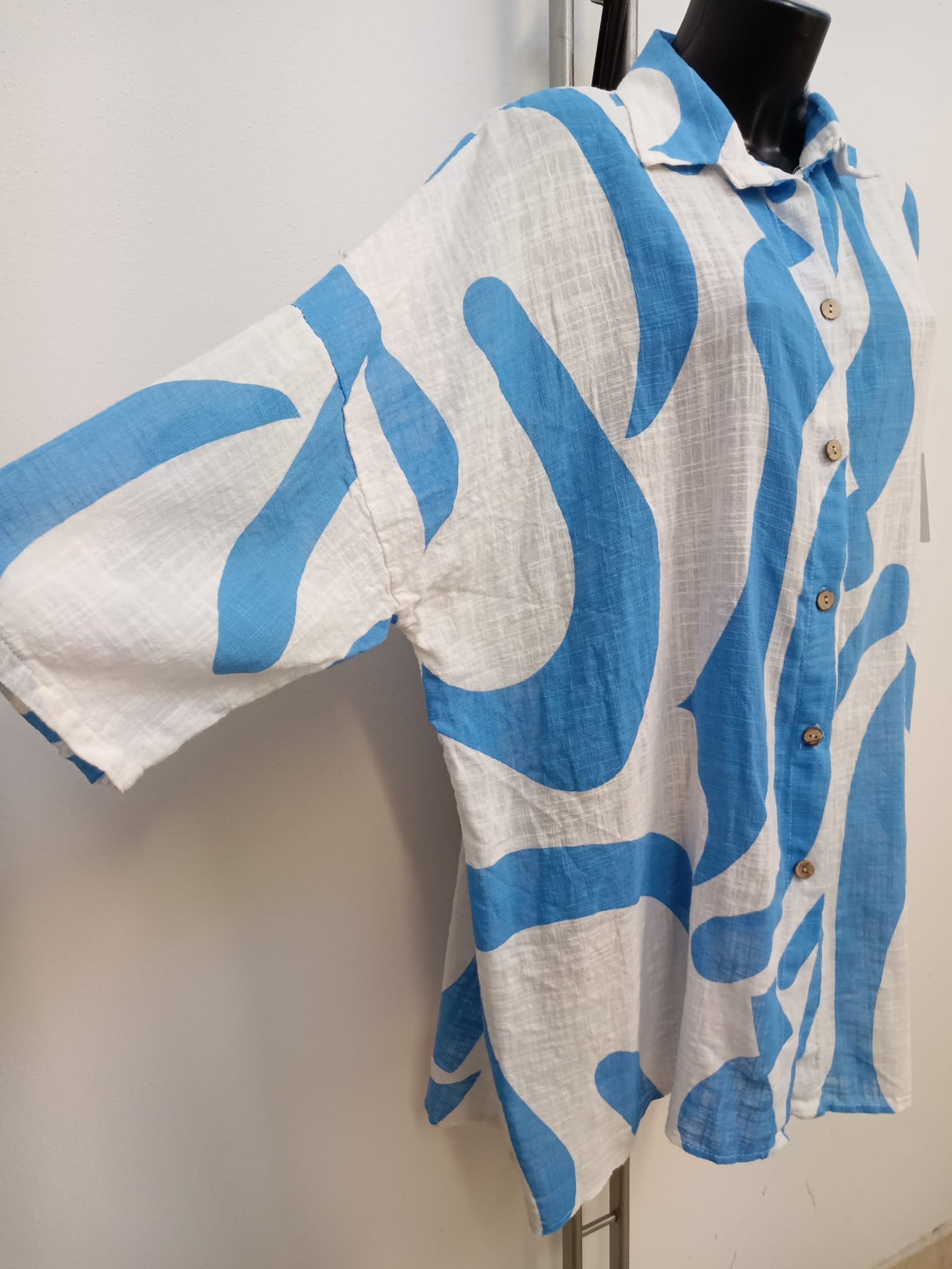 Camicia Cod.Ma084 Tg.56/58 - #taglie_forti#