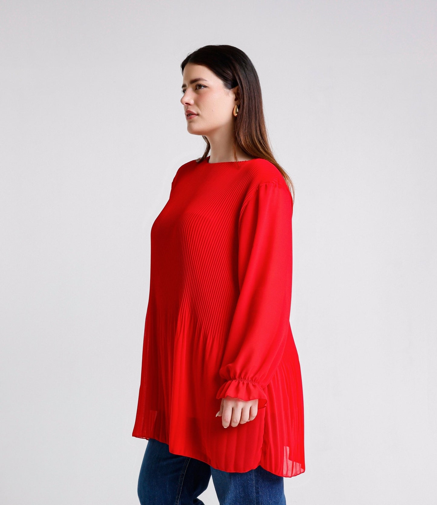 Camicia Plissettata Cod.Ge032 Tg.60 - 62 - #taglie_forti#