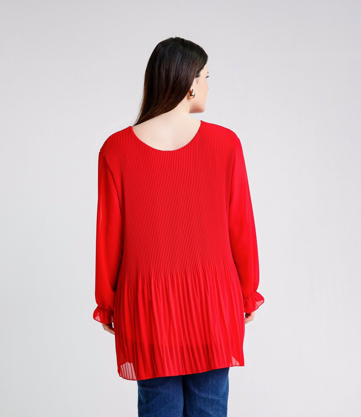 Camicia Plissettata Cod.Ge032 Tg.60 - 62 - #taglie_forti#