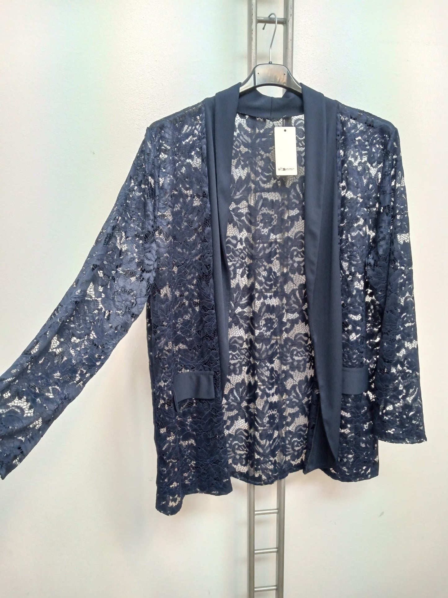 Cardigan di pizzo Cod.Ag206 Tg.54 - taglie_forti