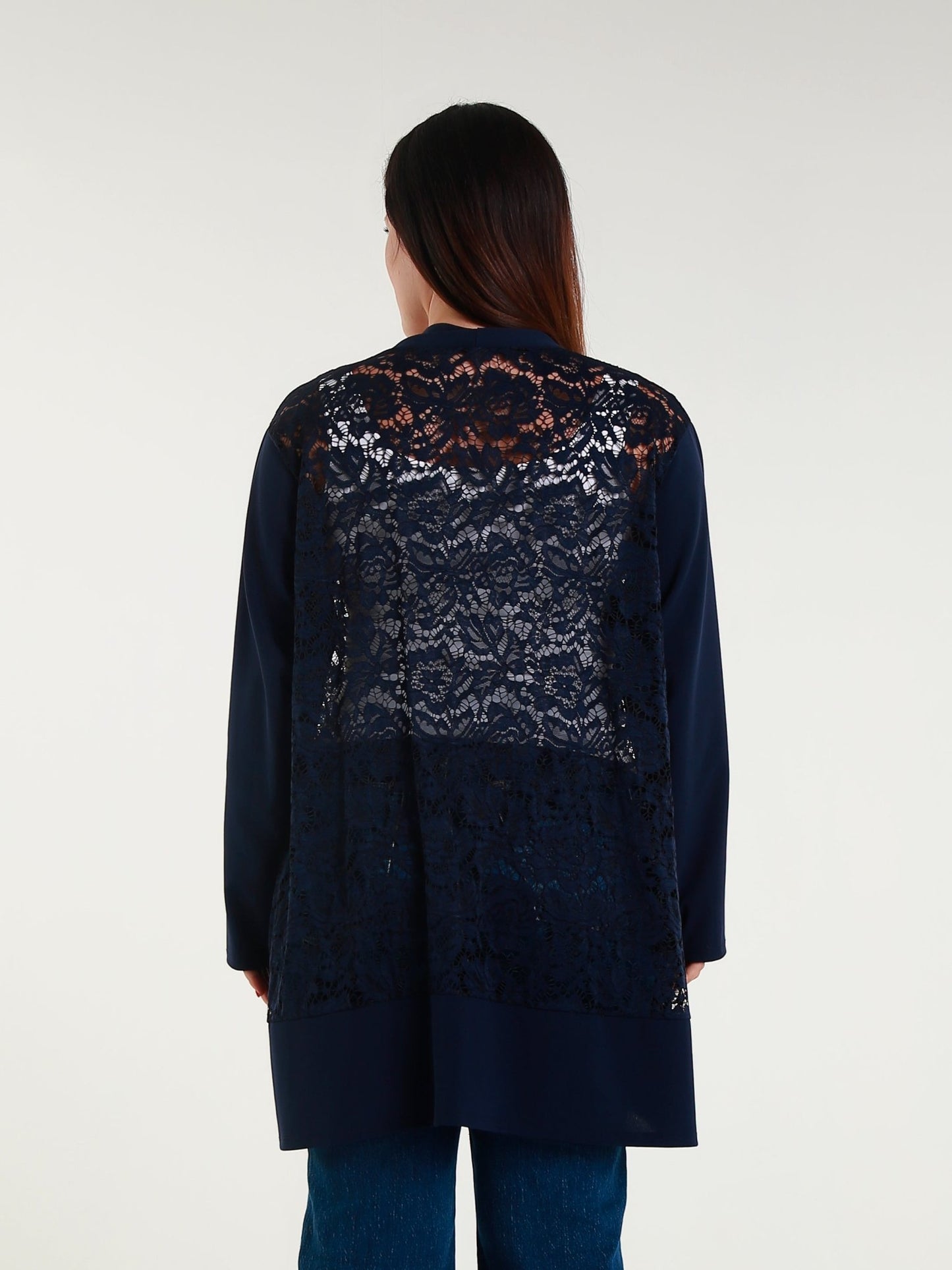 Cardigan di pizzo Cod.Lu346 Tg. 56 - 58 - taglie_forti