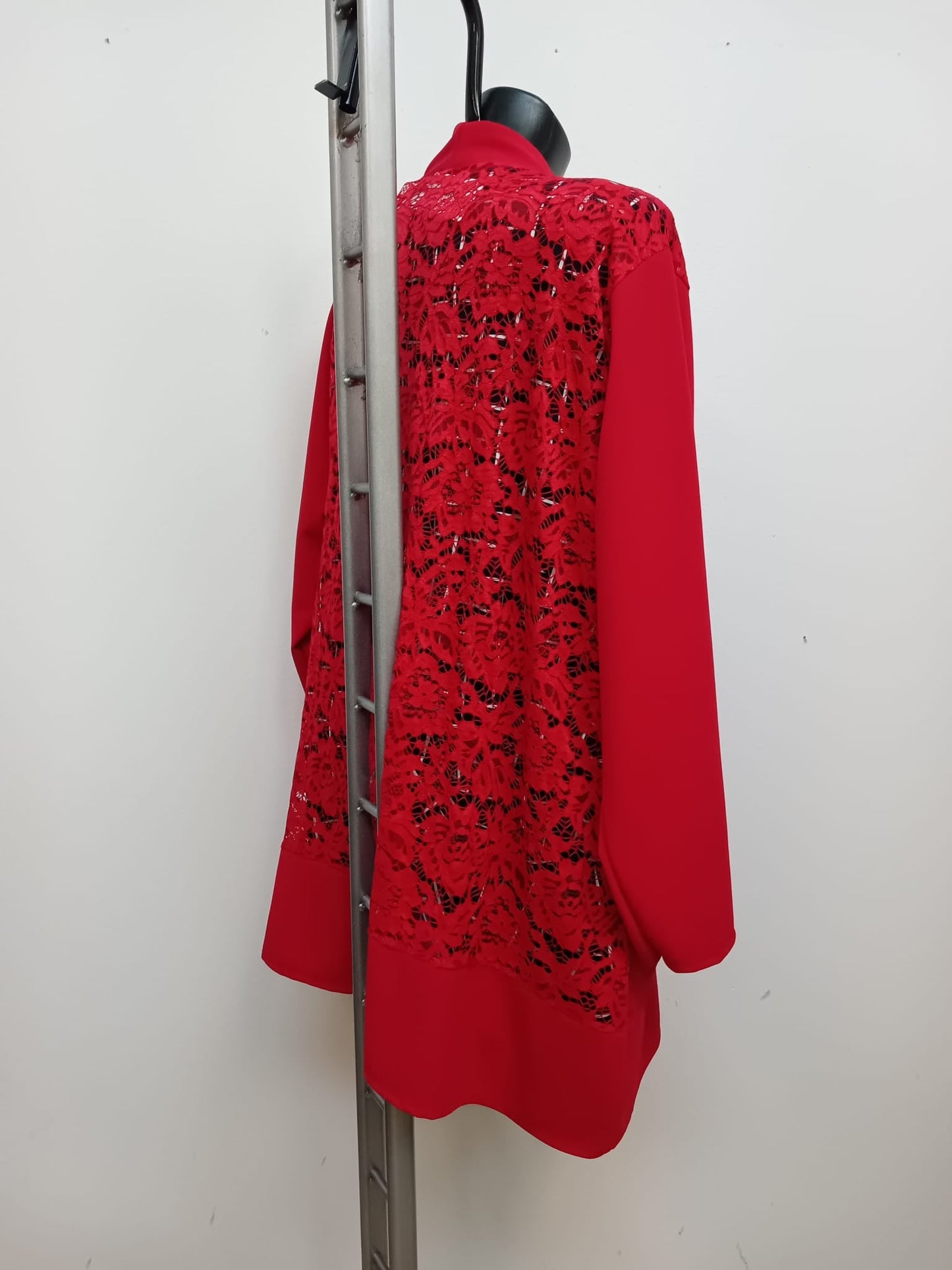 Cardigan di pizzo Cod.Lu346 Tg. 60 - 62 - taglie_forti
