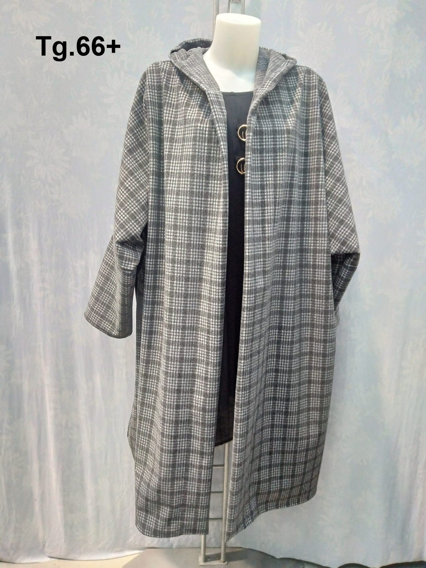 Cardigan lungo Cod.Se122 Tg.60 - 66+ - taglie_forti