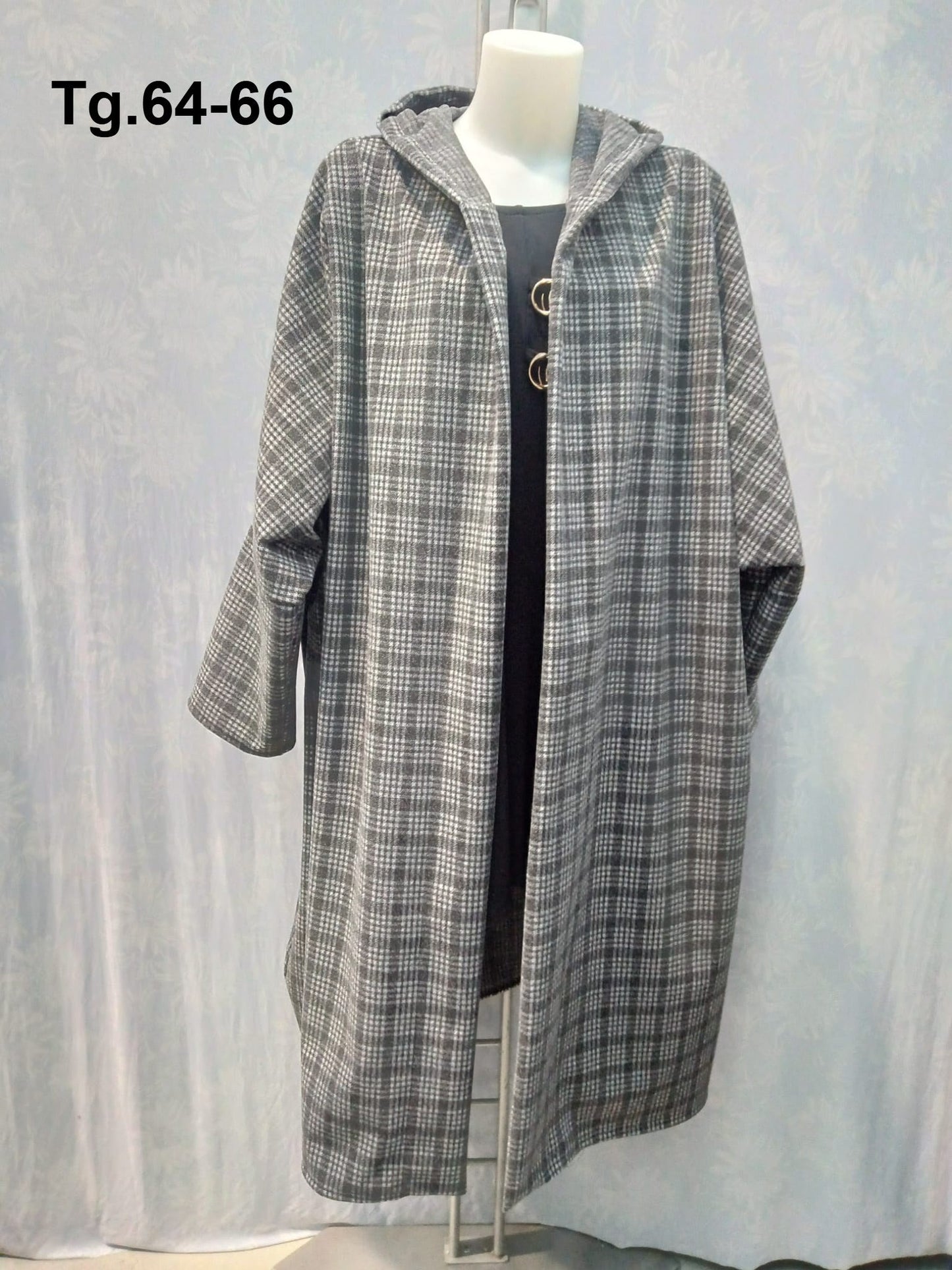 Cardigan lungo Cod.Se122 Tg.60 - 66+ - taglie_forti