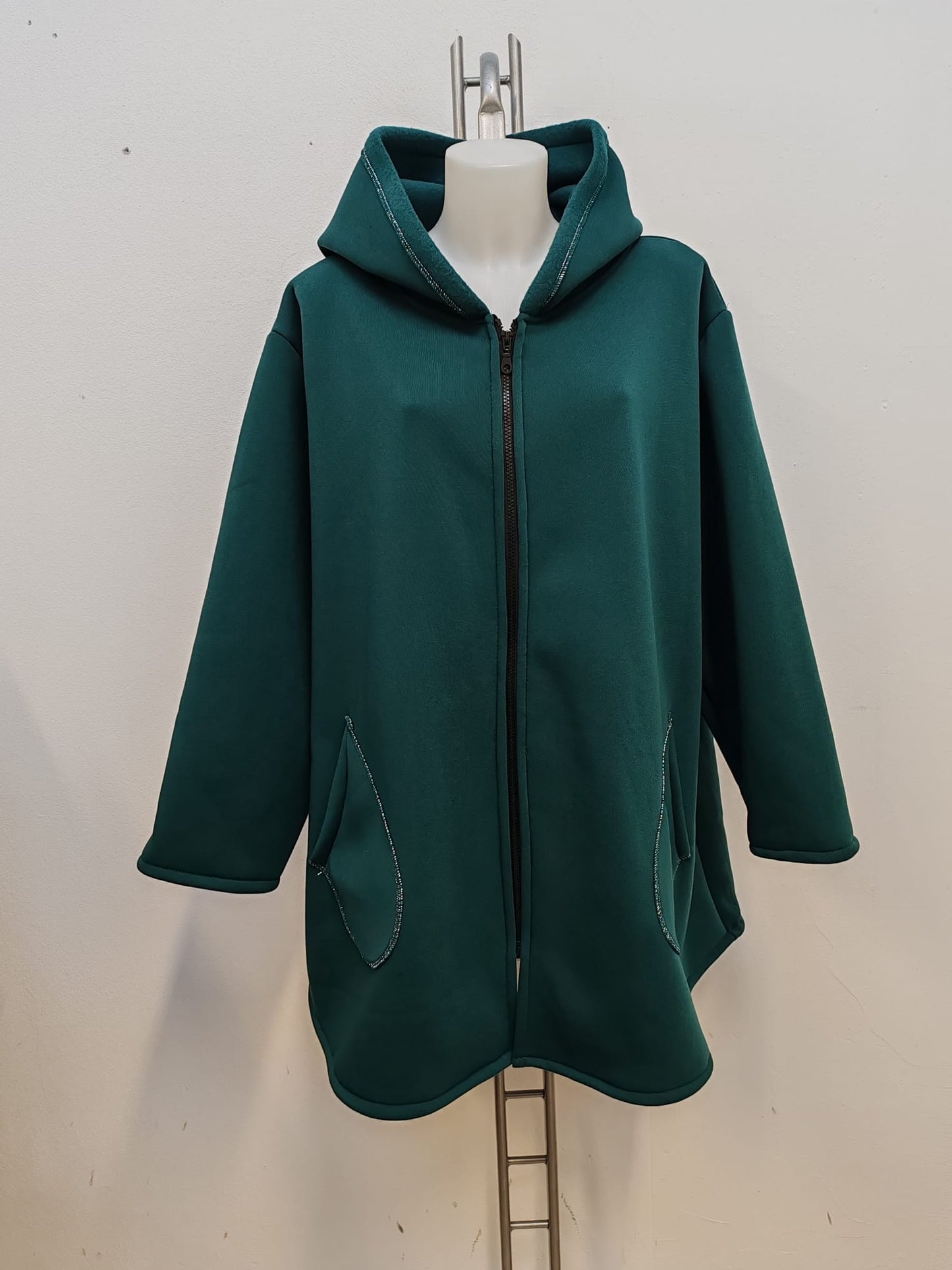 Giacca Felpata Cod.Se224 TG. 62 - 66+ - taglie_forti