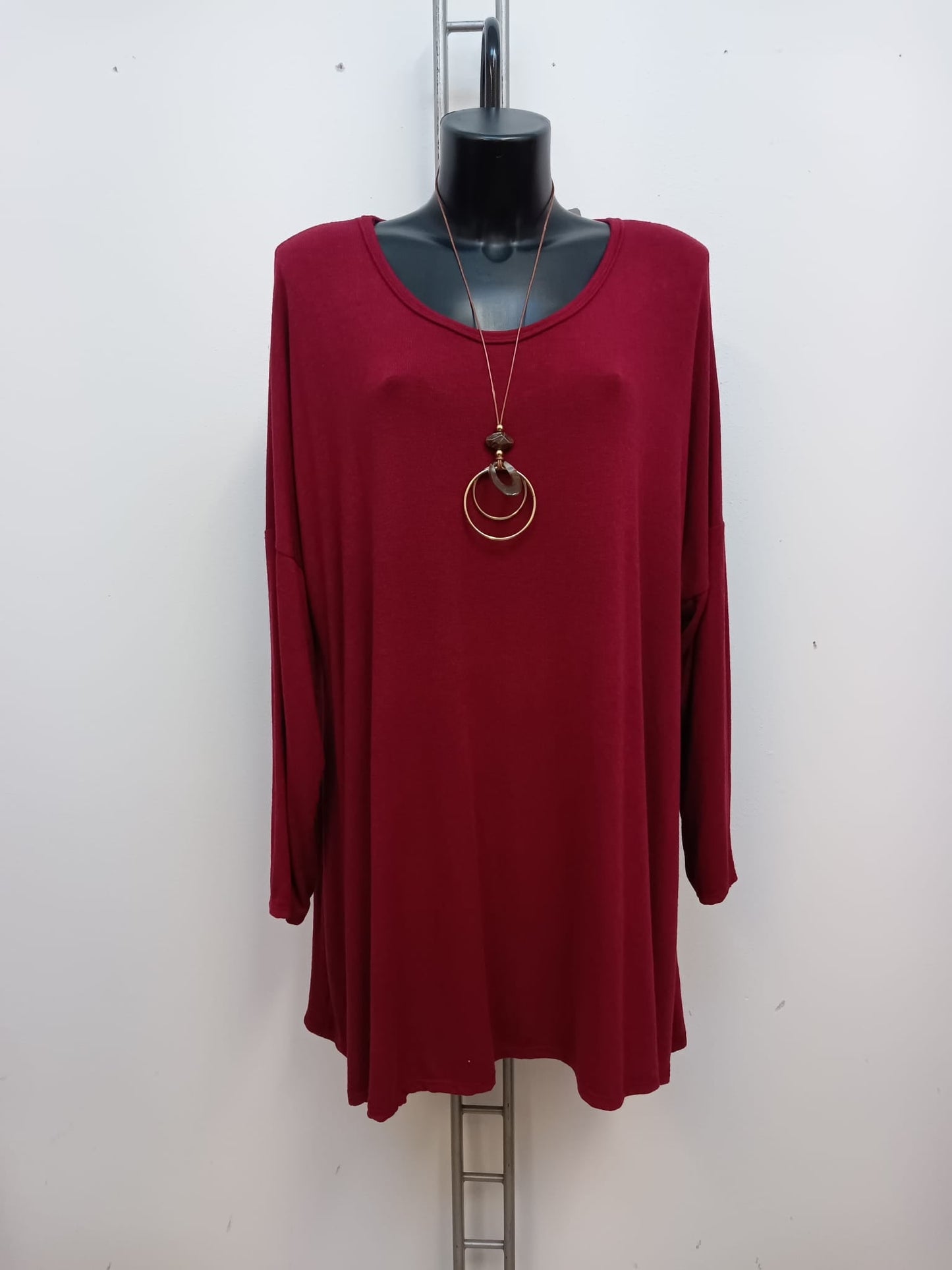 Maglia con collana Cod.Ag251 Tg. 62 - 64 - taglie_forti