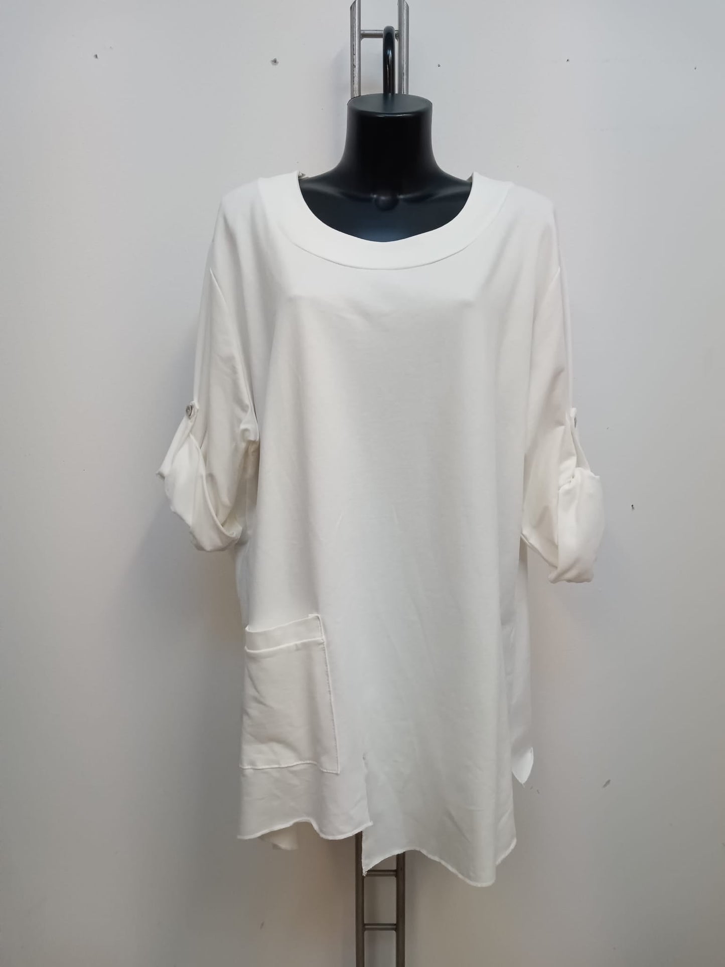 Maglia con tasche davanti Cod.Ag257 Tg.56 - taglie_forti