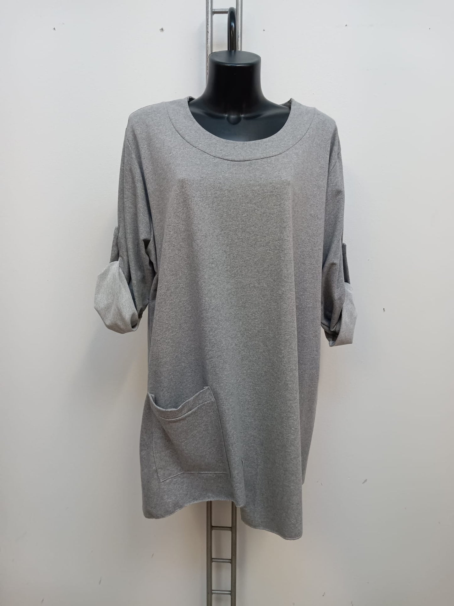 Maglia con tasche davanti Cod.Ag257 Tg.56 - taglie_forti