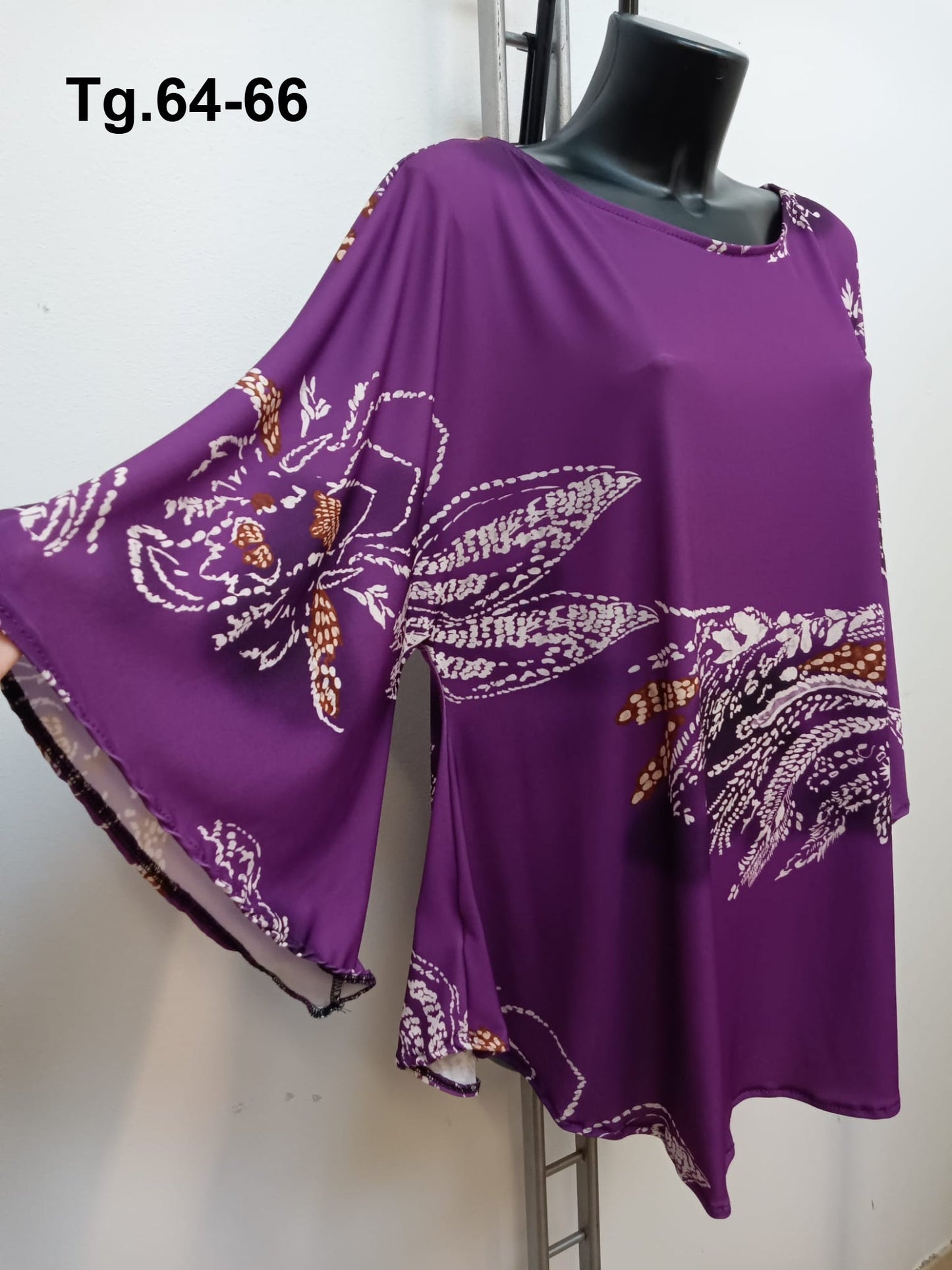 Maglia manica pipistrello Cod.Ag232 TG.56 - 66 - taglie_forti
