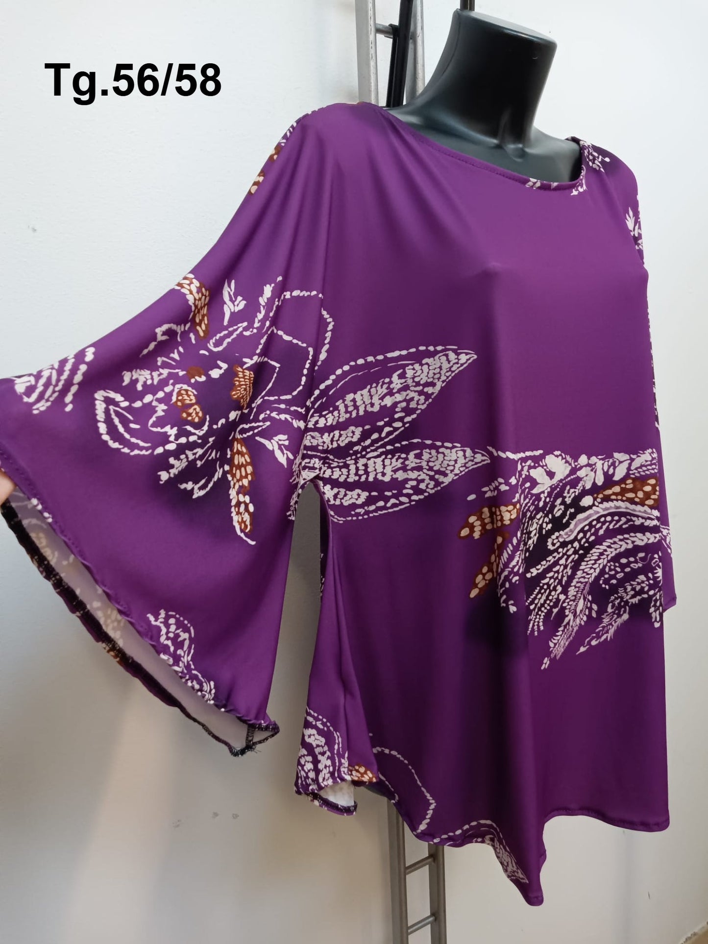 Maglia manica pipistrello Cod.Ag232 TG.56 - 66 - taglie_forti