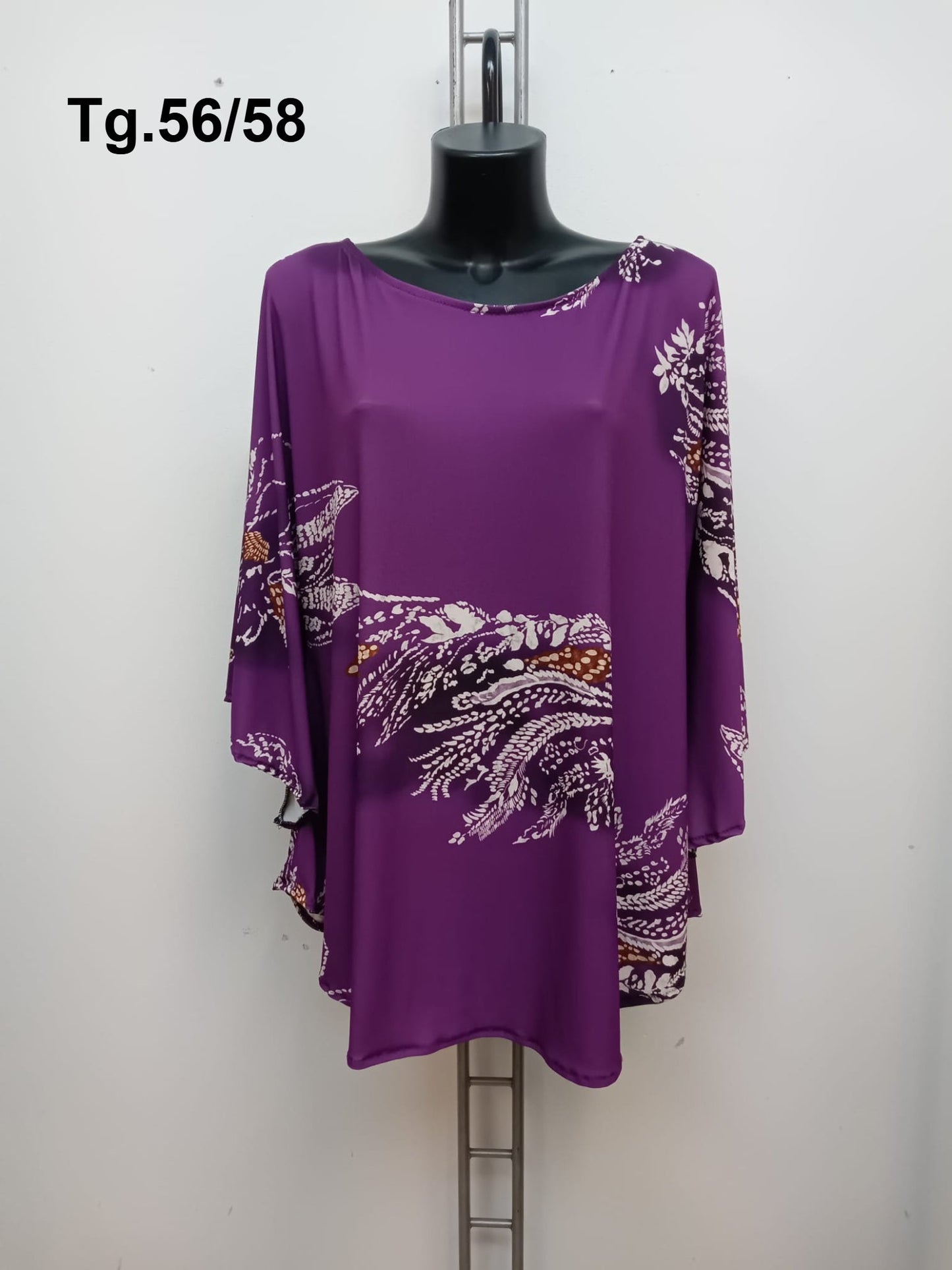 Maglia manica pipistrello Cod.Ag232 TG.56 - 66 - taglie_forti