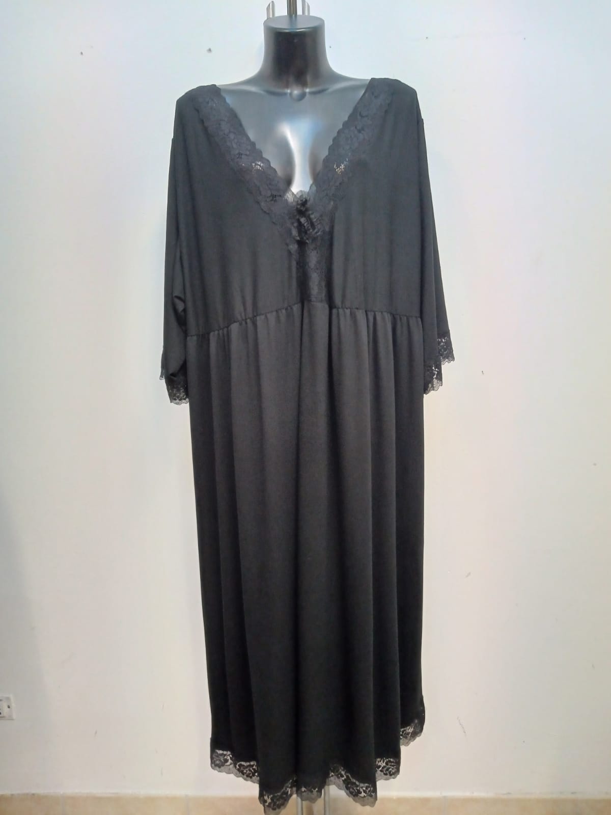 Vestito manica 3/4 Cod.Fe162 Tg.64 - 66+ - #taglie_forti#