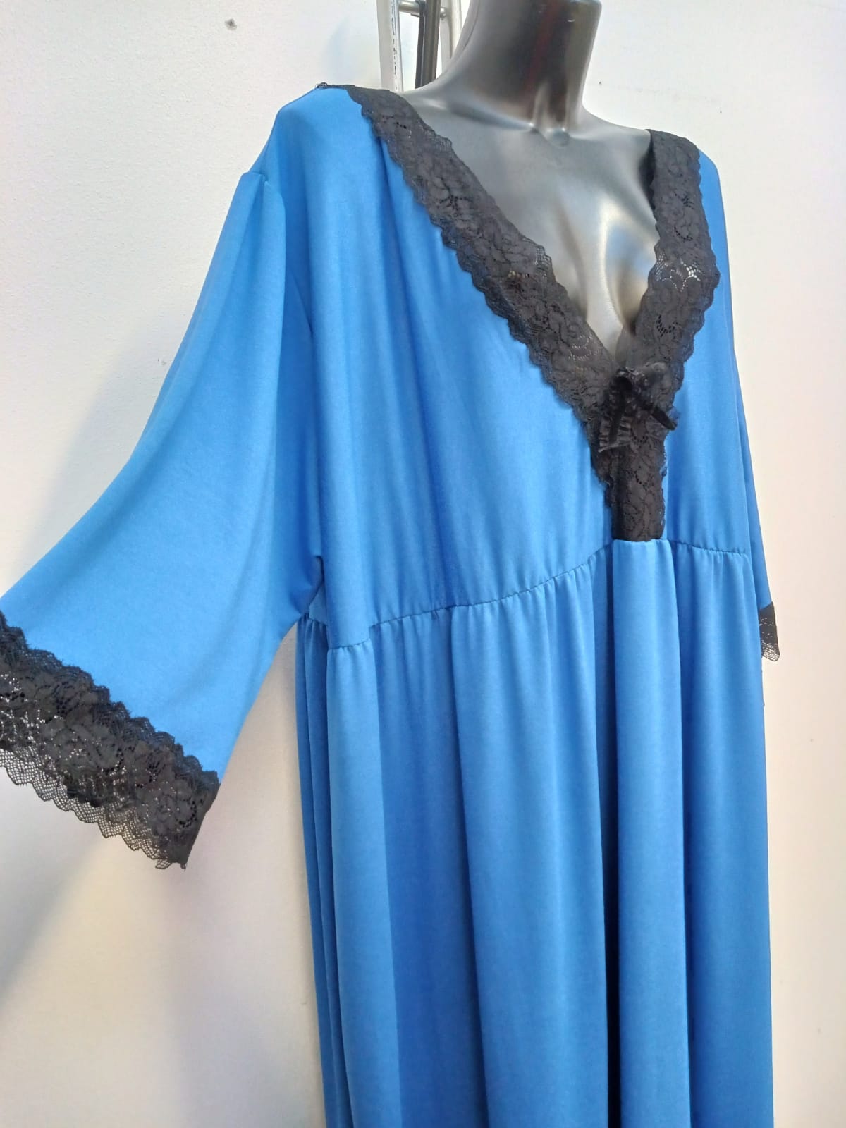 Vestito manica 3/4 Cod.Fe162 Tg.64 - 66+ - #taglie_forti#