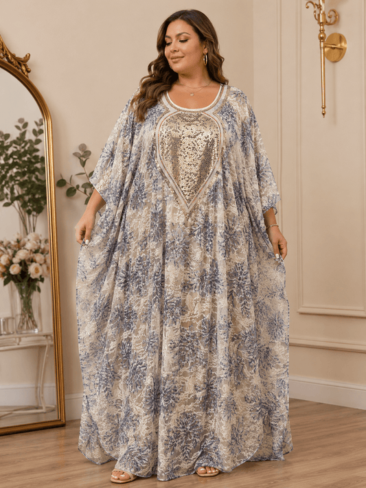 Caftano in pizzo Cod.Gi086 Tg.60-64 - taglie_forti
