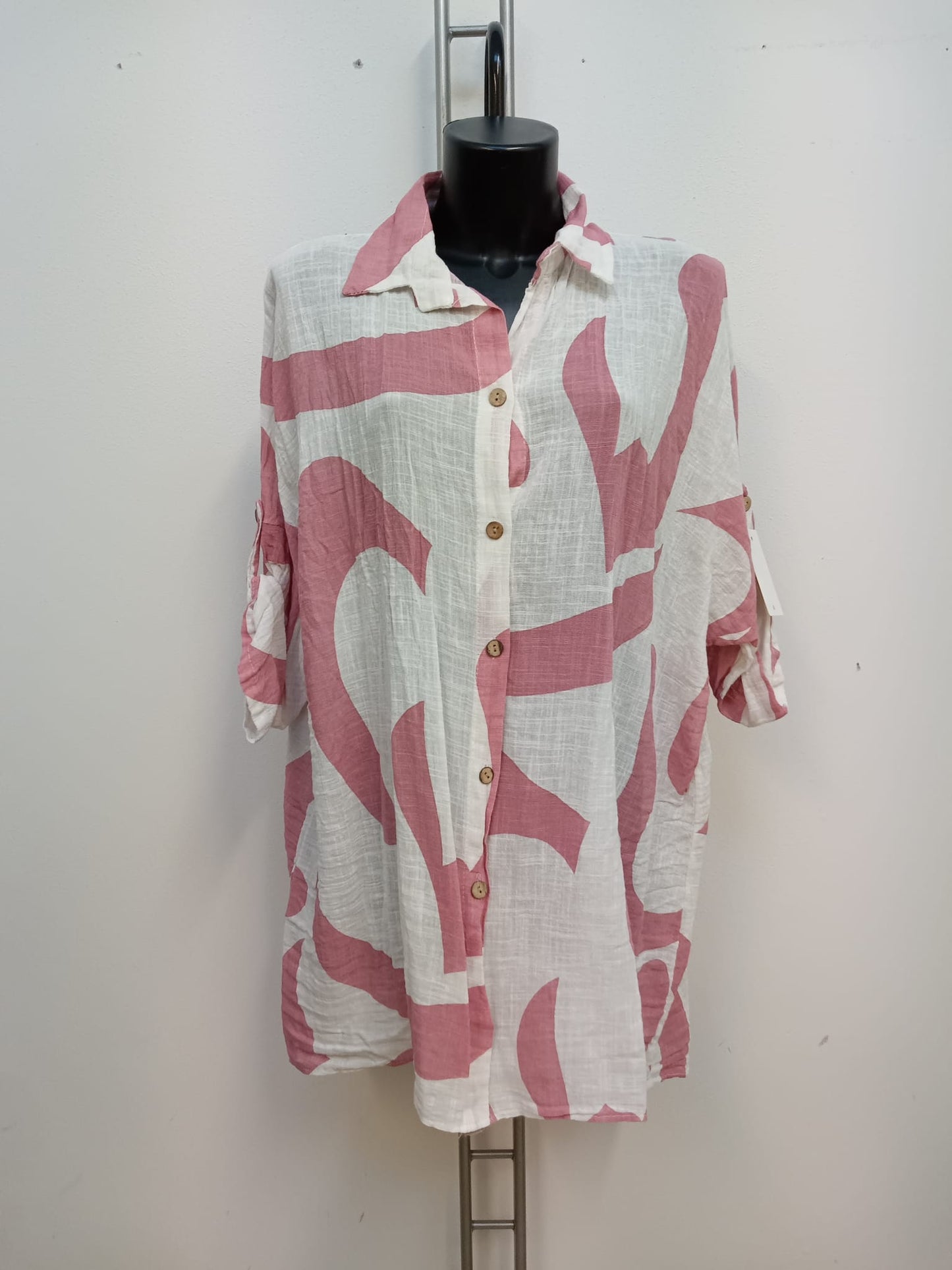 Camicia Cod.Ma084 Tg.56/58 - #taglie_forti#
