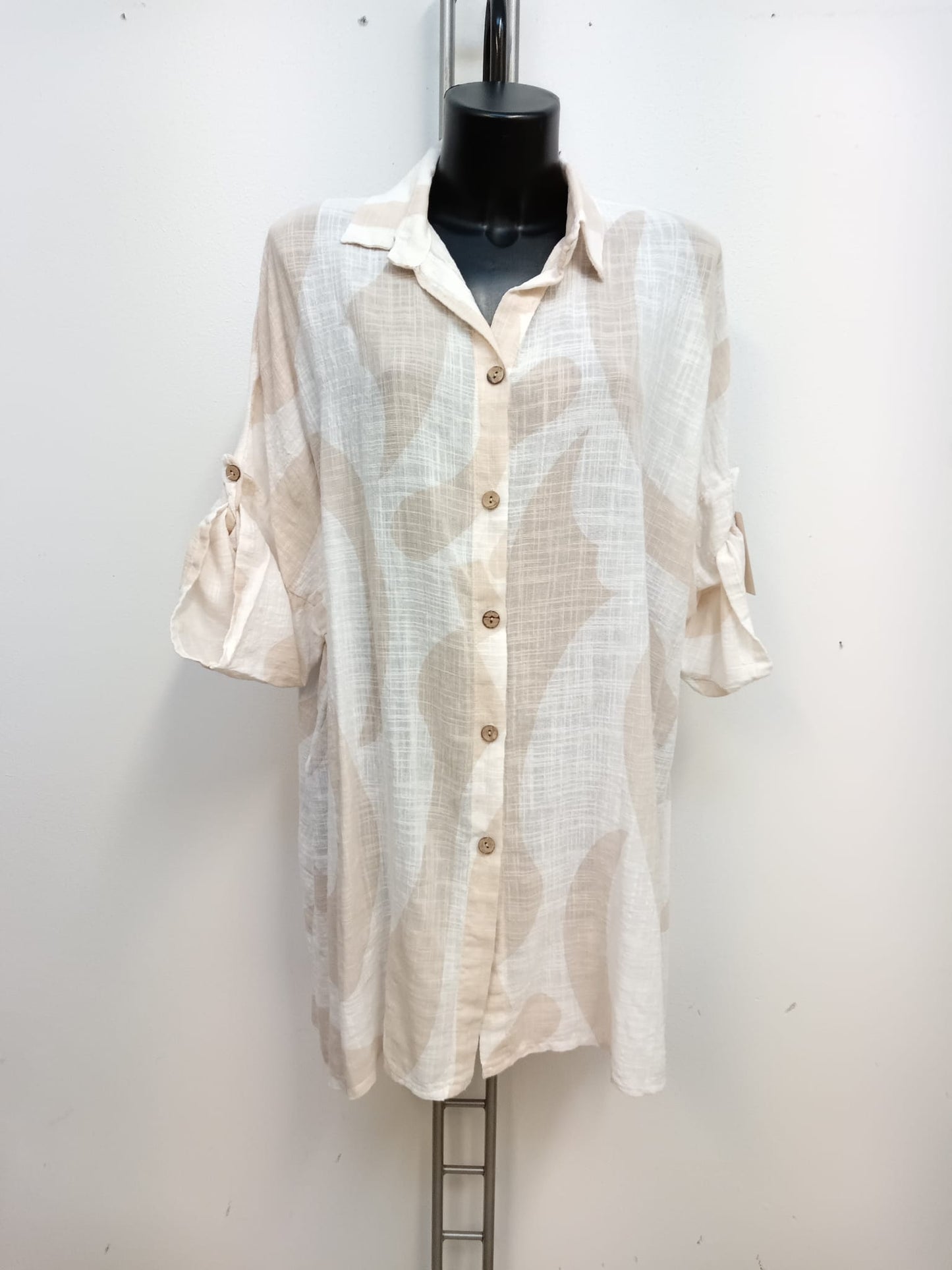 Camicia Cod.Ma084 Tg.56/58 - #taglie_forti#