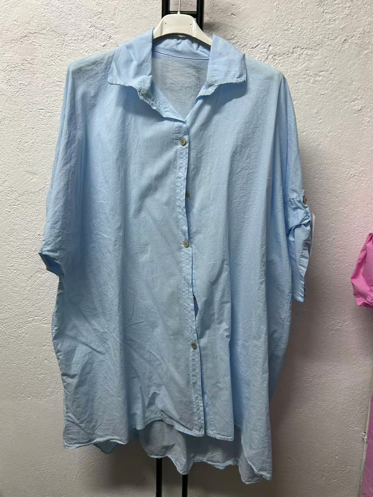 Camicia di cotone Cod.Gi008 Tg.58-60 - taglie_forti
