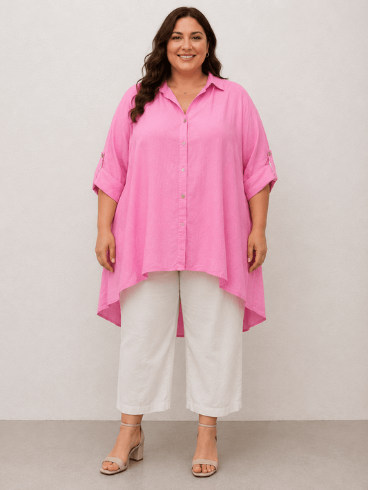 Camicia di cotone Cod.Gi008 Tg.58-60 - taglie_forti