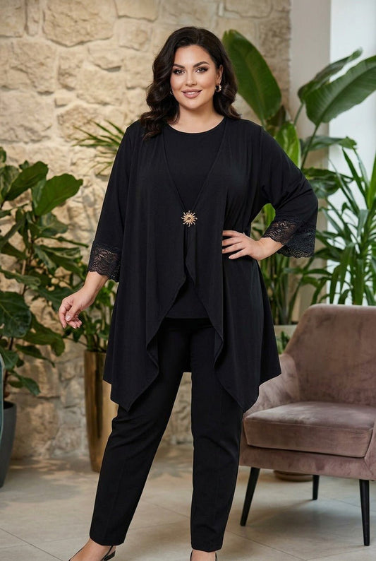 Cardigan Cod.Ap337 Tg.60 - 66+ - taglie_forti