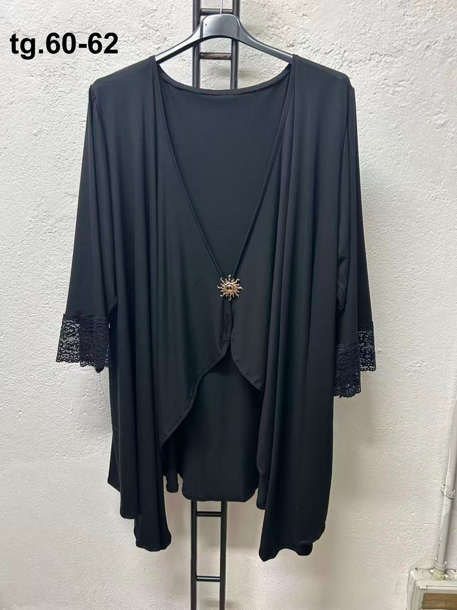 Cardigan Cod.Ap337 Tg.60 - 66+ - taglie_forti