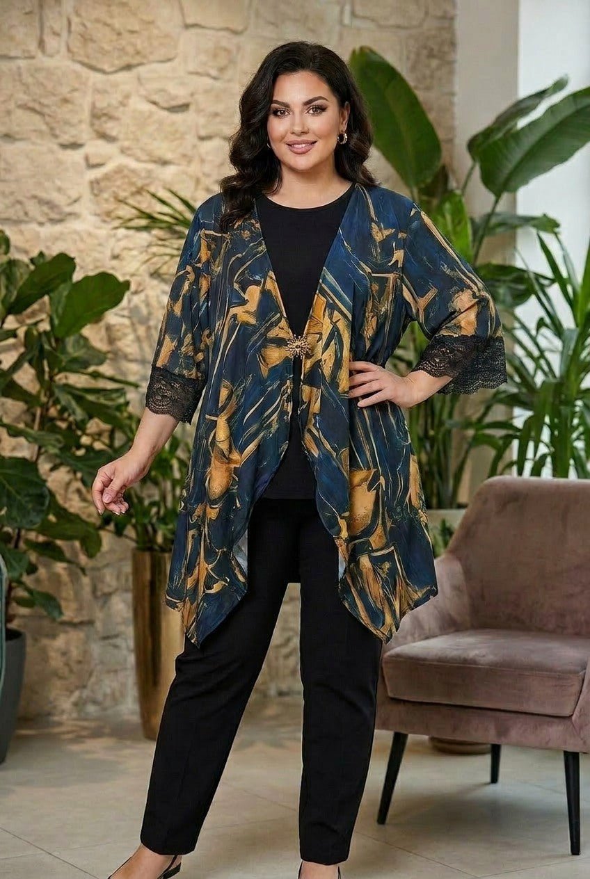 Cardigan Cod.Ap429 Tg.60 - 64 - taglie_forti
