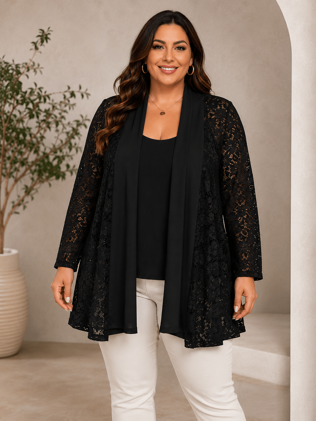 Cardigan Cod.Lu075 Tg.54-58 - taglie_forti