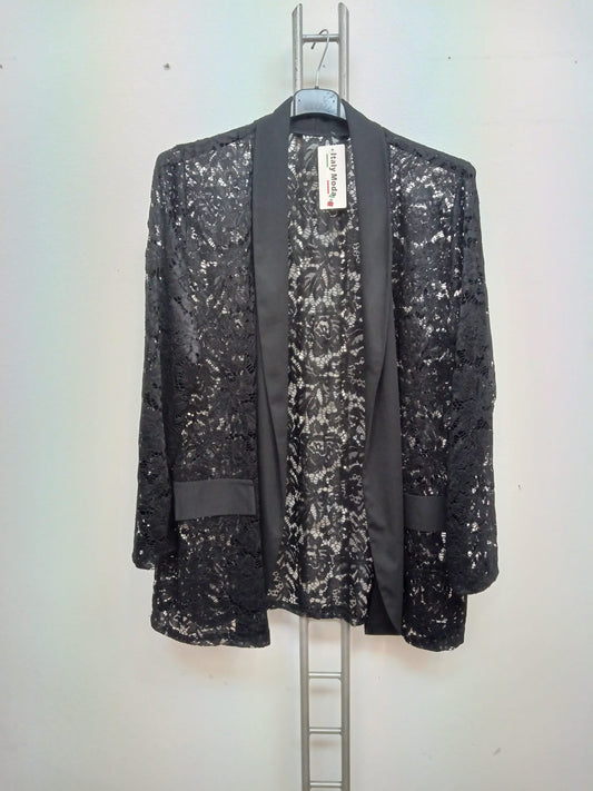 Cardigan di pizzo Cod.Ag206 Tg.54 - taglie_forti