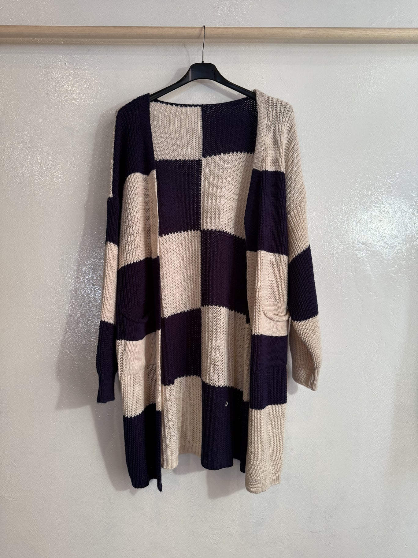 Cardigan lana Cod.Nt01 Tg.56 - taglie_forti