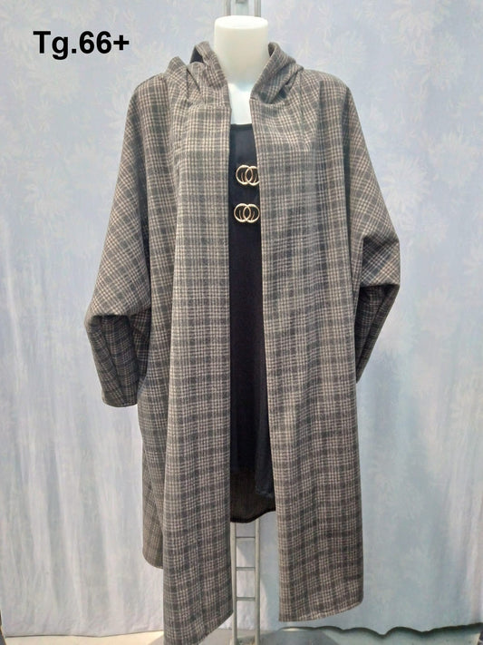 Cardigan lungo Cod.Se122 Tg.60 - 66+ - taglie_forti