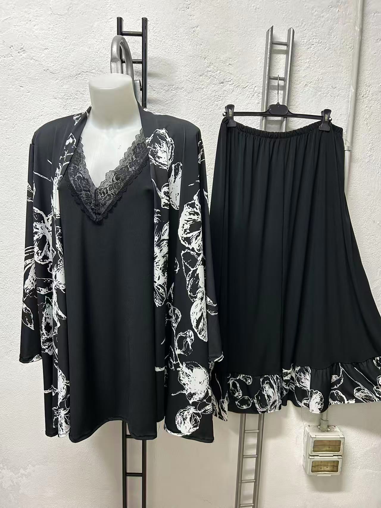 Completo con gonna Cod.Ap129 Tg.60 - 64 - taglie_forti