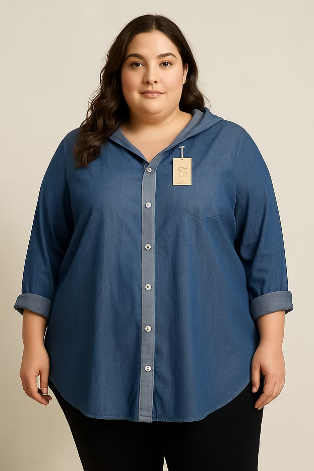 Chemise en jean, réf. Fe023, taille 58-60