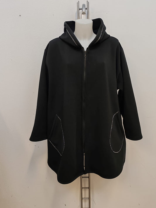 Giacca Felpata Cod.Se224 TG. 62 - 66+ - taglie_forti