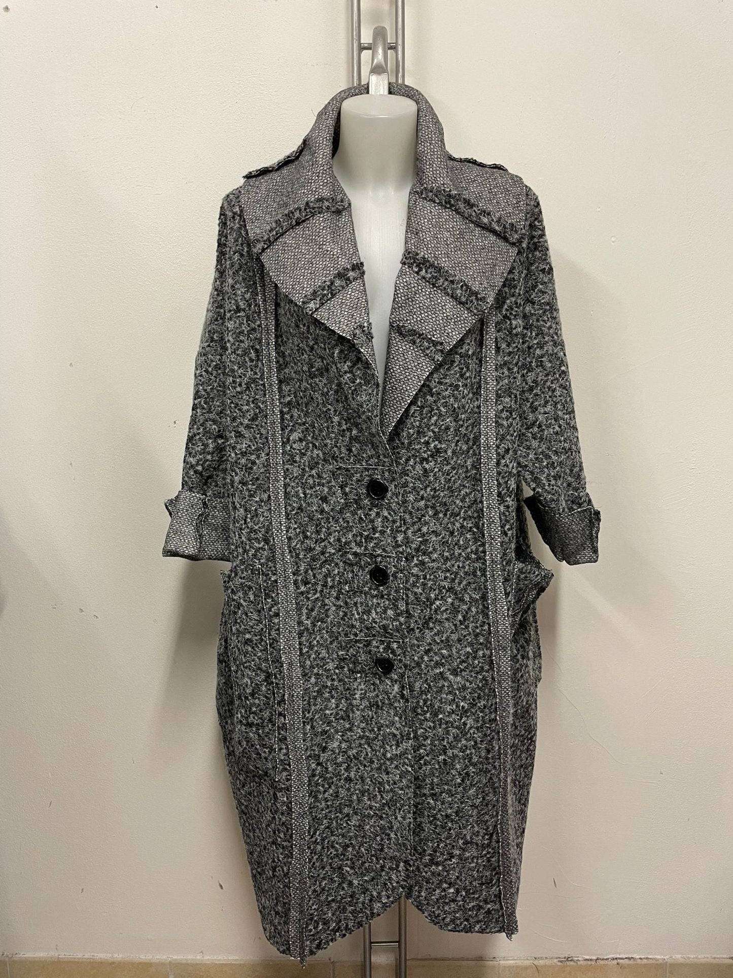 Giacca Lunga Cod.No263 Tg. 60 - 62 - taglie_forti