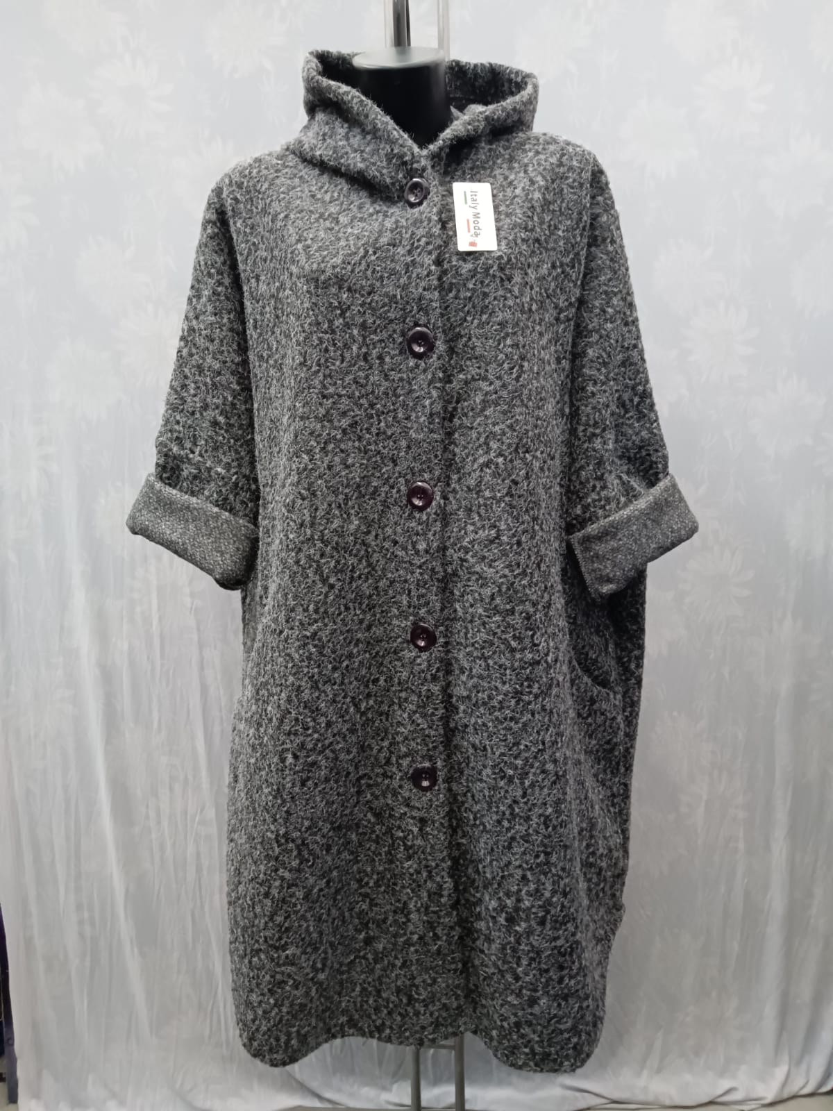Giacca lunga Cod.Se006 Tg.62 - 64 - taglie_forti