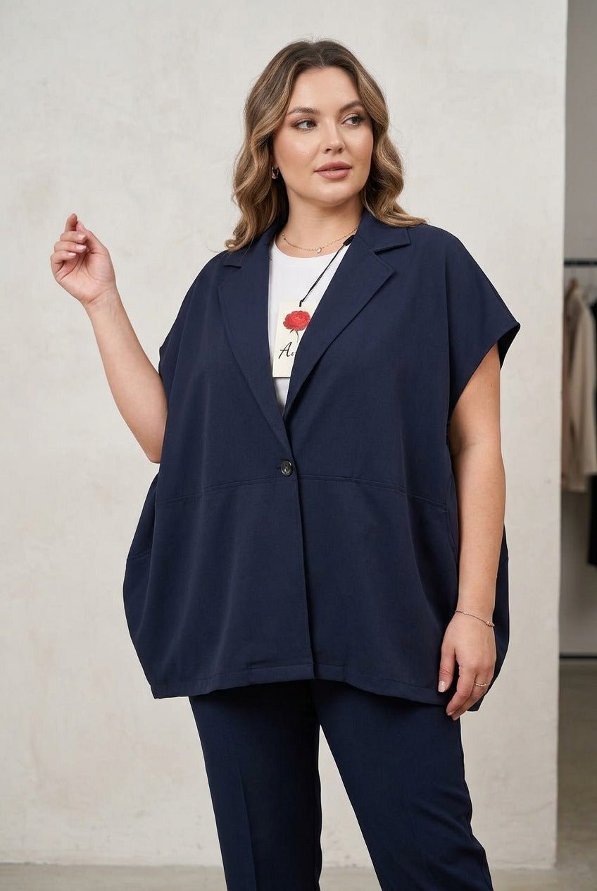 Gilet Cod.Ap329 Tg.62 - 66 - taglie_forti