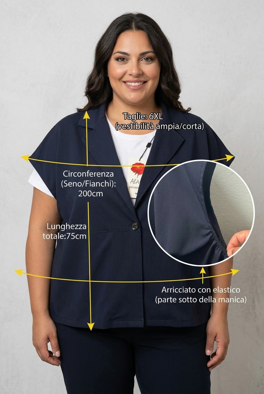 Gilet Cod.Ap329 Tg.62 - 66 - taglie_forti