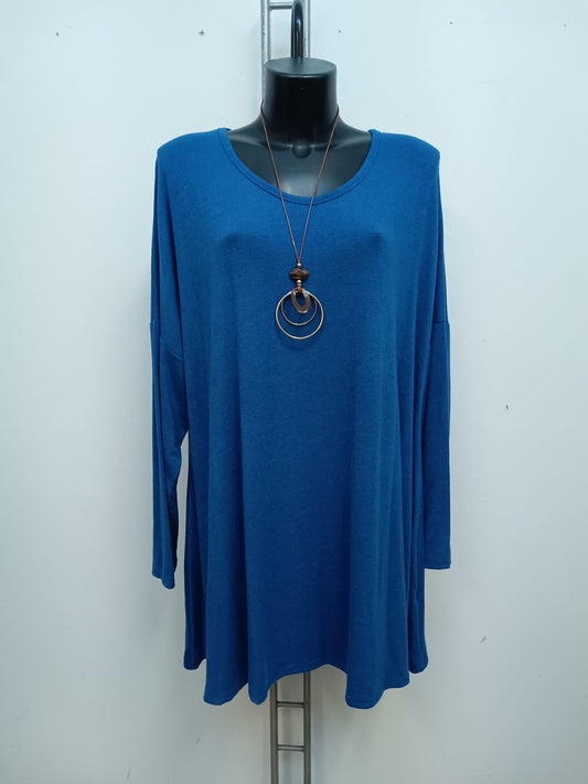 Maglia con collana Cod.Ag251 Tg. 62 - 64 - taglie_forti