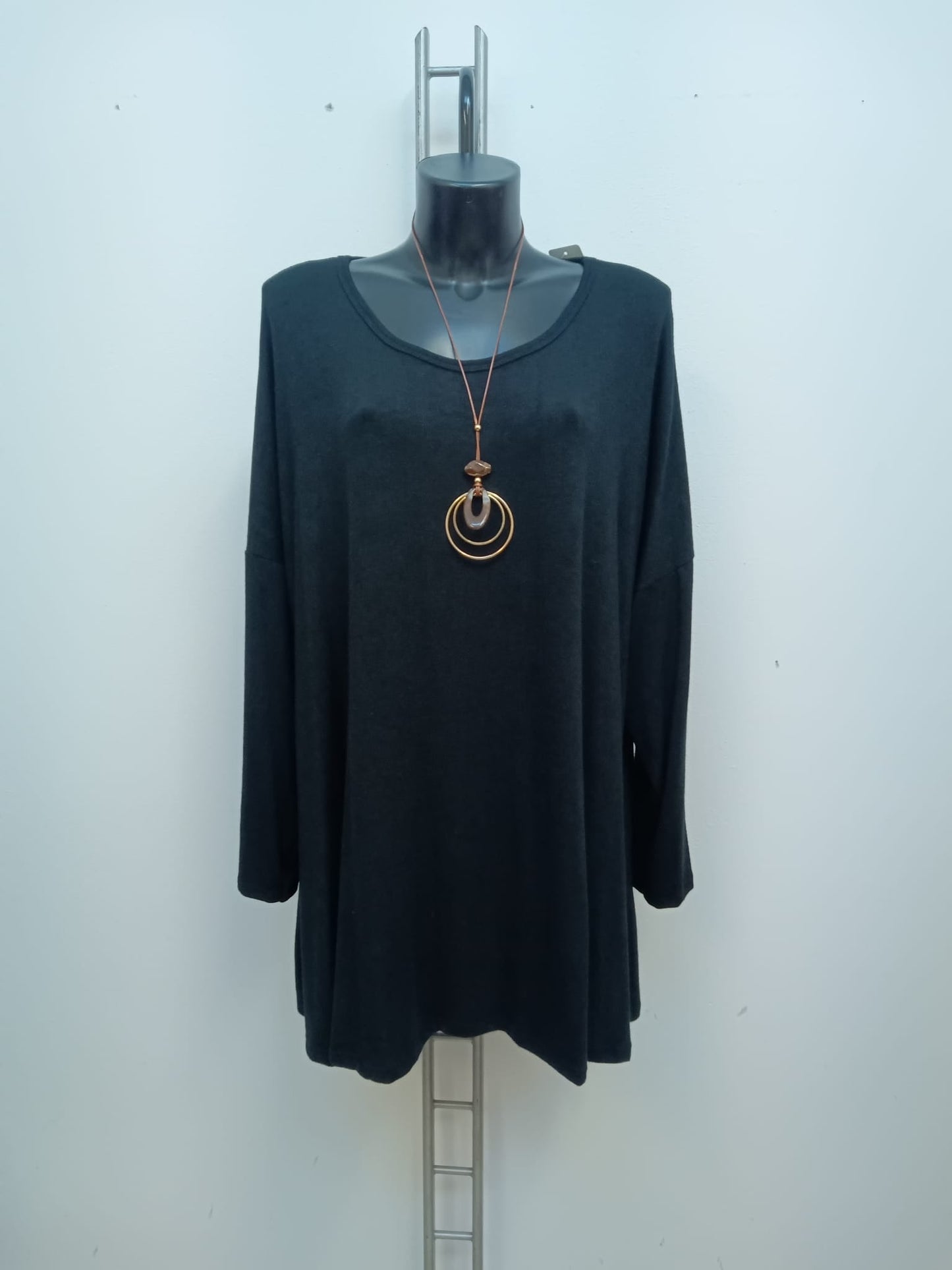 Maglia con collana Cod.Ag251 Tg. 62 - 64 - taglie_forti