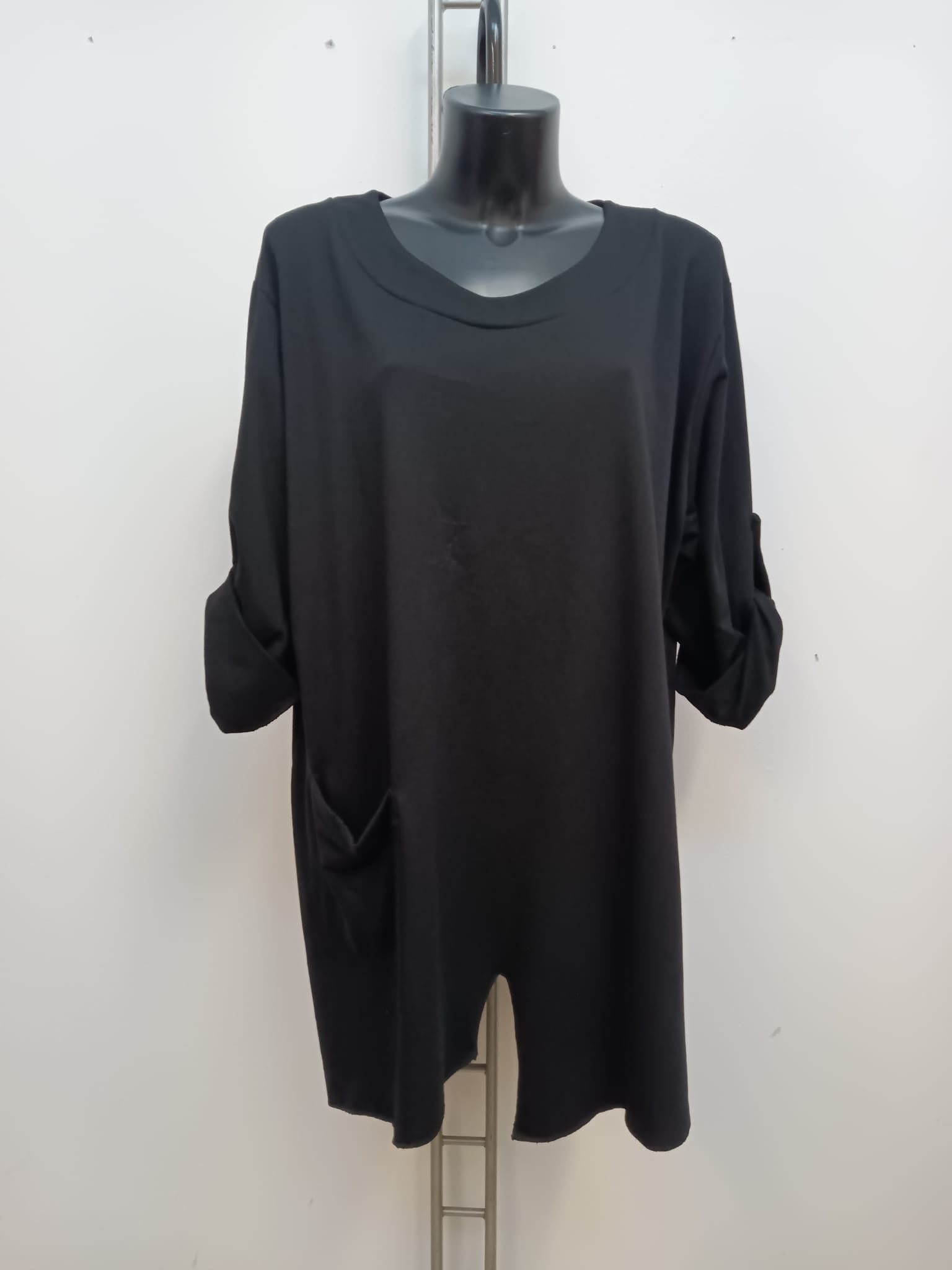 Maglia con tasche davanti Cod.Ag257 Tg.56 - taglie_forti