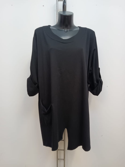 Maglia con tasche davanti Cod.Ag257 Tg.56 - taglie_forti