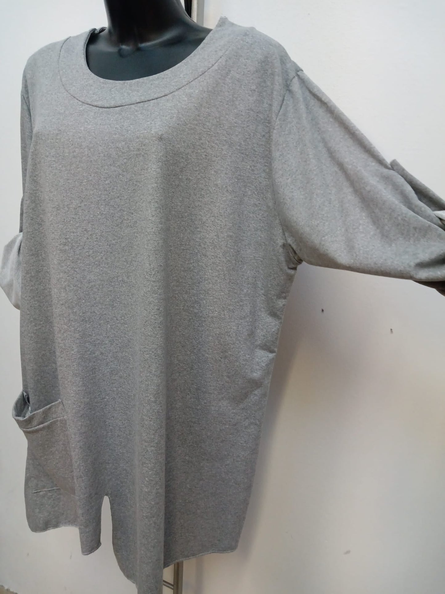 Maglia con tasche davanti Cod.Ag257 Tg.56 - taglie_forti