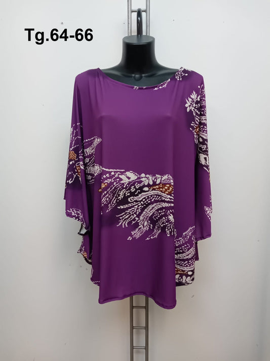 Maglia manica pipistrello Cod.Ag232 TG.56 - 66 - taglie_forti