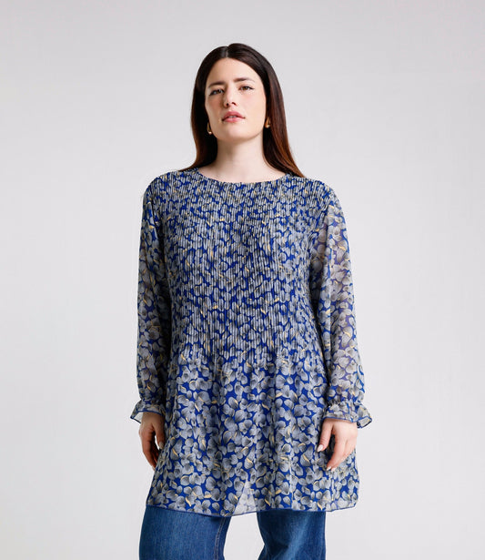 Maglia plissettati foderata Cod.Ma363 Tg.60 - 62 - #taglie_forti#