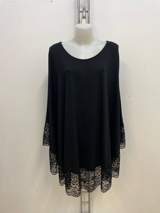 Mantella con pizzo Cod.Ge257 Tg.66+ - taglie_forti