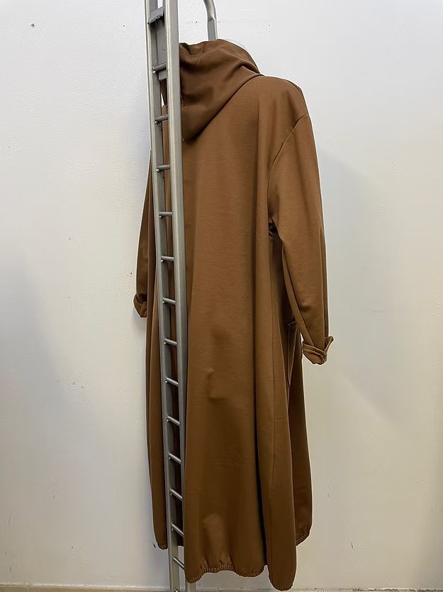 Giacca felpata lunga Cod.Ot220 TG.60-62