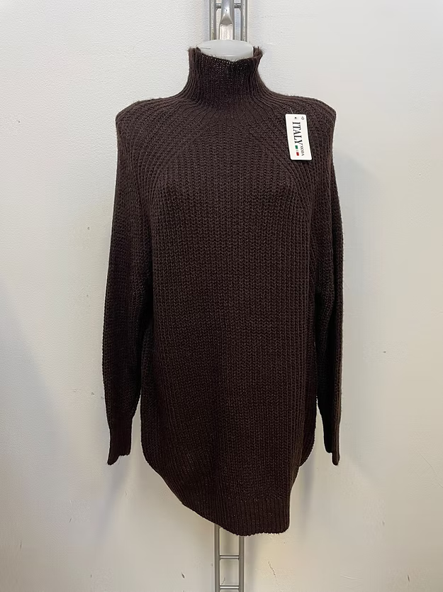 Langer Pullover Cod.Ot289 Größen 58-60