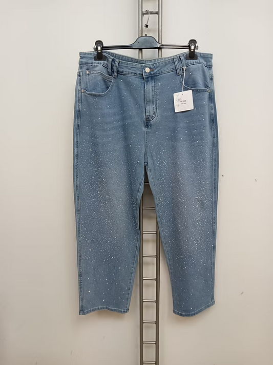 Jeans con strass Cod.Ot479 Tg.54-56