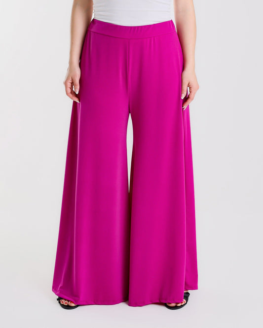 Pantaloni a palazzo Cod.Mg668 Tg.54/56 - taglie_forti