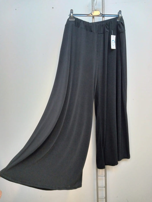 Pantaloni a palazzo larghe Cod.Fe247 Tg.62 - 66+ - #taglie_forti#